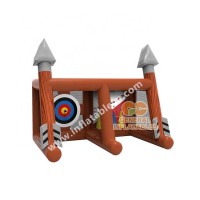 2020 China PVC Inflatable Archery Game Interactive Entertainment and with 2 bows and 12 arrows